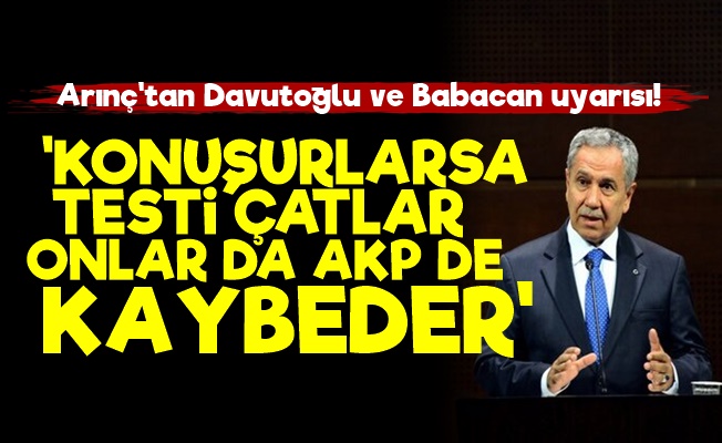 Bülent Arınç'tan Gündemlik Açıklamalar!