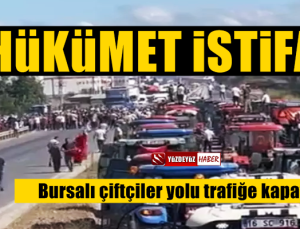 Bursalı çiftçiler kazan kaldırdı: Hükümet istifa