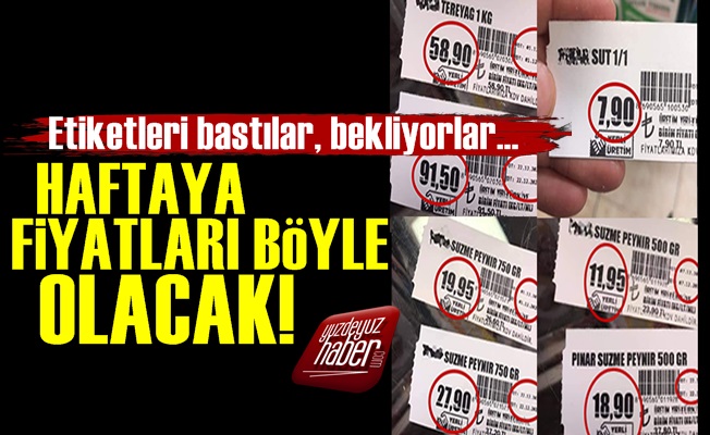 Büyük Zam Kapıda! Etiketleri Basıldı…