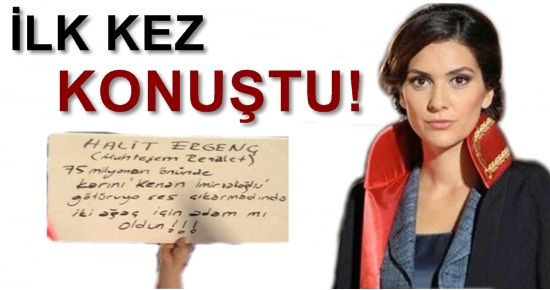 ÇİRKİN PANKART İÇİN İLK KEZ KONUŞTU