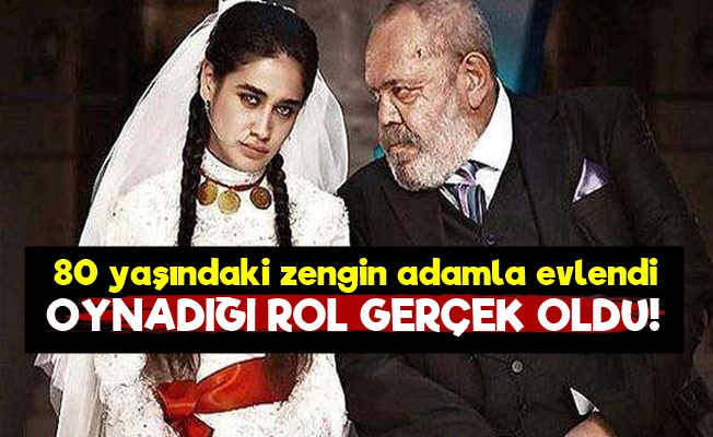 Çocuk Gelin Oyuncusu 80 Yaşındaki Adamla Evlendi!