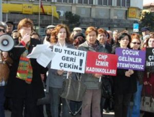 “ÇOCUK GELİNLER İSTEMİYORUZ…”