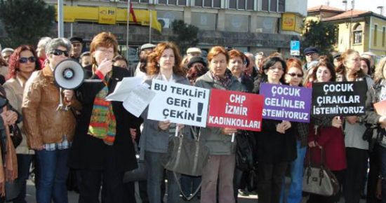 “ÇOCUK GELİNLER İSTEMİYORUZ…”