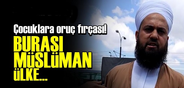 ÇOCUKLARA 'ORUÇ FIRÇASI'…