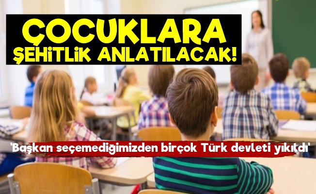 Çocuklara Şehitliğin Önemini Anlatacaklar!