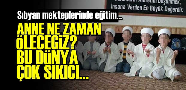 ÇOCUKLARIN BEYİNLERİ BÖYLE YIKANIYOR!..