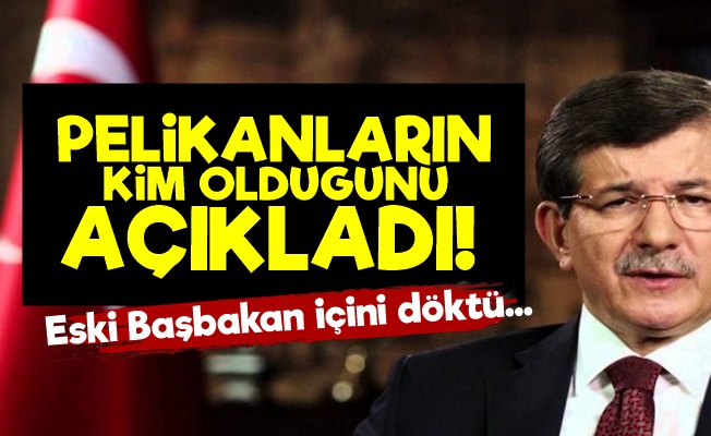 Davutoğlu, Pelikanların Kim Olduğunu Açıkladı!