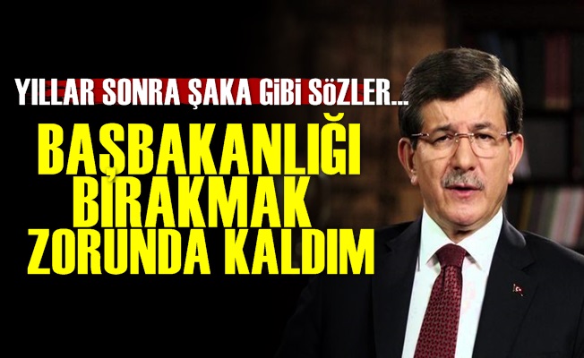 Davutoğlu'ndan Şaka Gibi Sözler!