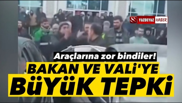 Depremzedelerden Bakan ve Vali'ye büyük tepki