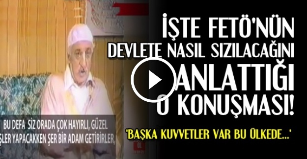 DEVLETE BÖYLE SIZMIŞLAR…