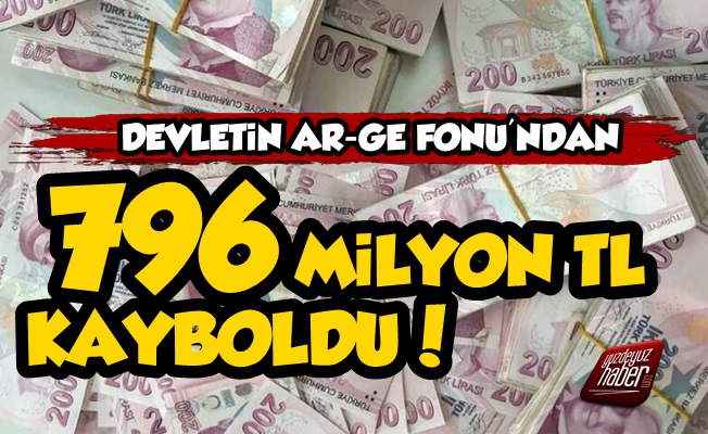 Devletin 796 Milyon Lirası Kayboldu!