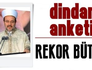 DİNDARLIK ANKETİNE 550 BİN LİRA!