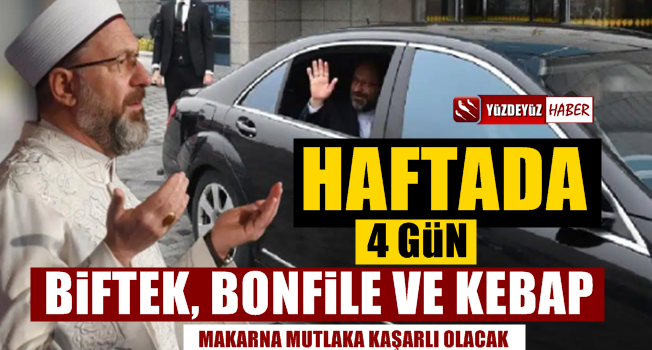 Diyanet Mutfağında “Sabır” Yok: Kebaplı, Biftekli VIP Menü Tartışması!