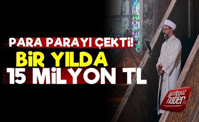 Diyanet'e Bir Yılda 15 Milyon TL