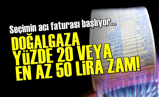 Doğalgaza Yüzde 20 Zam Geliyor!