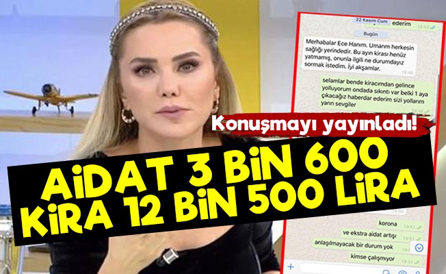 Ece Erken Ev Sahibini İfşa Etti!