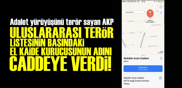 EL KAİDE KURUCUSUNUN ADINI CADDEYE VERDİLER!