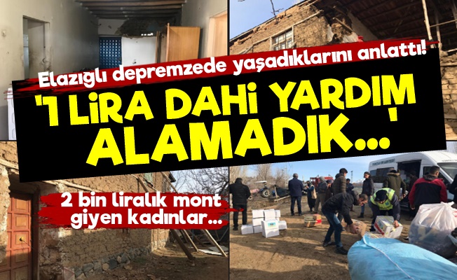 Elazığlı Depremzede İsyan Etti!