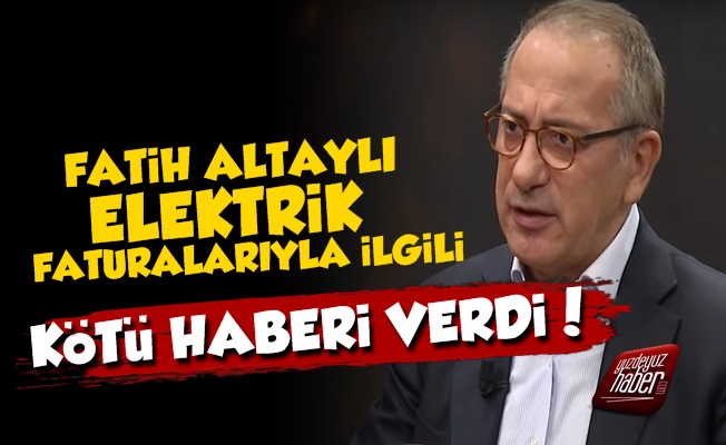 Elektrik Faturalarıyla İlgili Kötü Haber