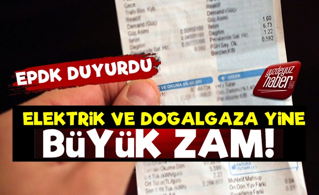 Elektrik Ve Doğalgaza Zam Geldi!