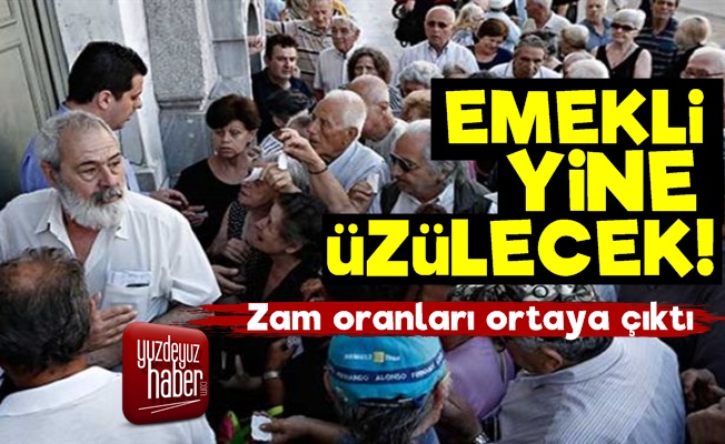 Emeklinin Zam Oranları Ortaya Çıktı!