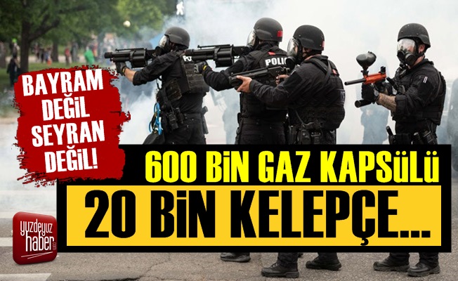 Emniyete 600 Bin Kapsül, 20 Bin Kelepçe!