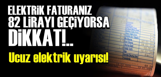 EMO'DAN UCUZ ELEKTRİK UYARISI!..