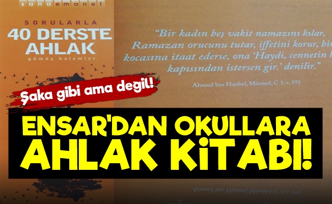 Ensar'dan Çocuklara 40 Derste Ahlak Kitabı!