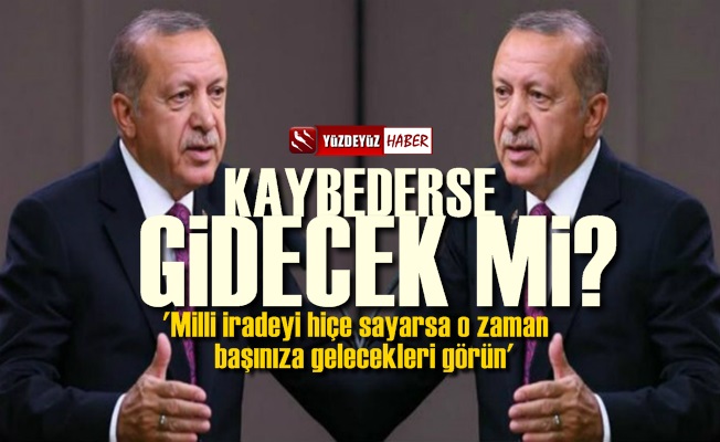 Erdoğan 31 Mart seçimini kaybederse gidecek mi, bakın neler anlattı?