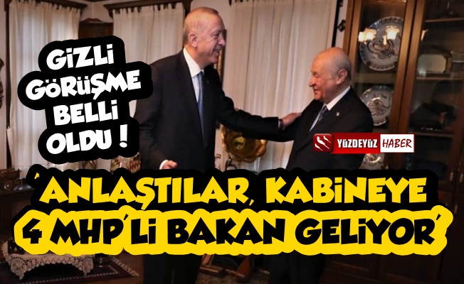 Erdoğan-Bahçeli Görüşmesi Belli Oldu, 4 MHP'li Bakan Geliyor