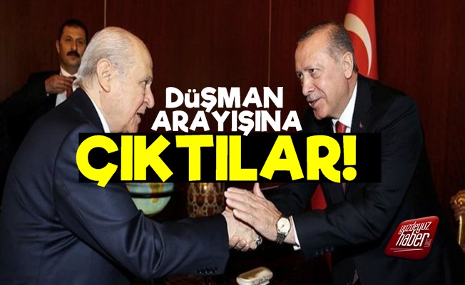 Erdoğan-Bahçeli İkilisi Düşman Arayışına Girdi!