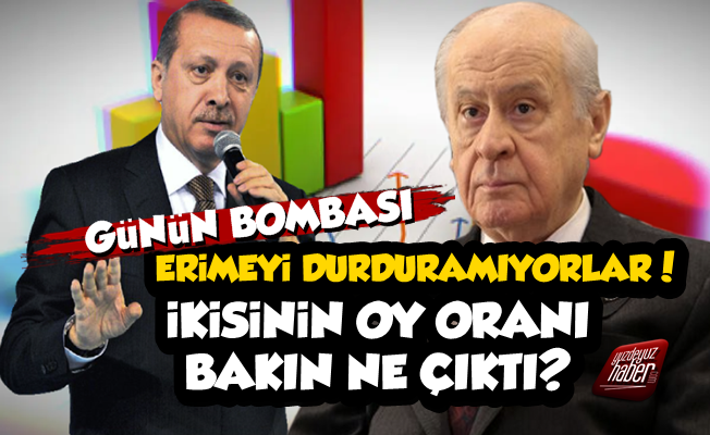 Erdoğan-Bahçeli İkilisi İçin Son Anket Şoku!