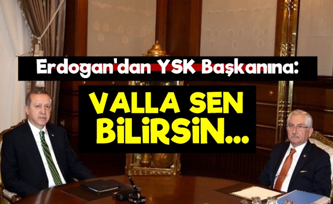 Erdoğan: Bir İşi Beceremediniz, Valla Sen Bilirsin…