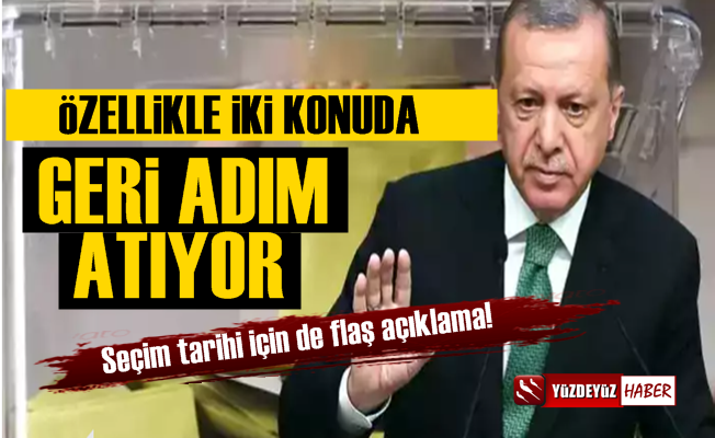 Erdoğan Seçim İçin İki Konuda Geri Adım Atıyor