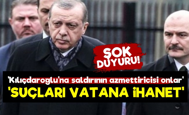 Erdoğan Ve Soylu Hakkında Şok Duyuru!