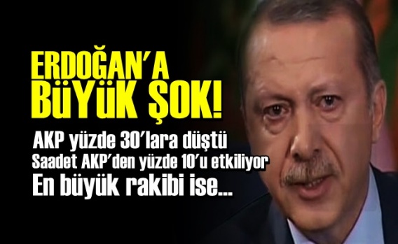 Erdoğan'a Büyük Şok!