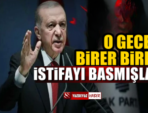 Erdoğan'a İstifayı Basmışlar, Erdoğan İse…