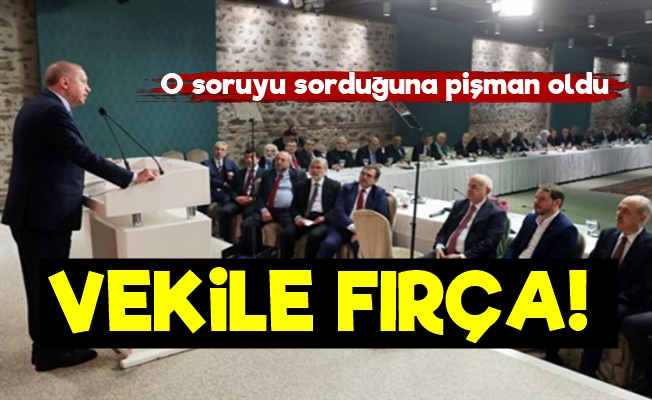 Erdoğan'dan Eski Vekiline Fırça!