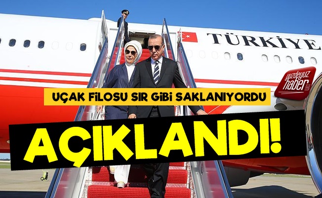 Erdoğan'ın Uçak Filosu Açıklandı!