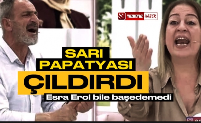 Esra Erol'da 'Sarı Papatya' çıldırdı, yaşananlar bomba