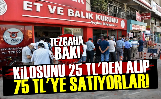 Eti 25 TL'den Alıp Halka 75 TL'ye Satıyorlar!