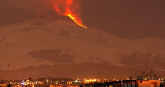 ETNA HAREKETE GEÇTİ!