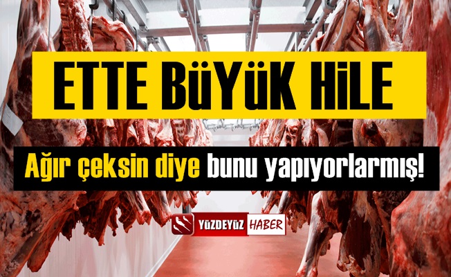Ette Büyük Hile, Kilolu Olsun Diye Bakın Ne Yapıyorlarmış