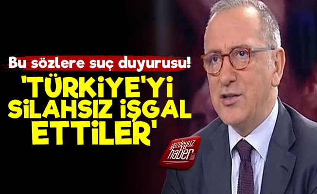 Fatih Altaylı: Türkiye'yi Silahsız İşgal Ettiler