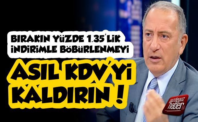 Fatih Altaylı'dan, Göstermelik TRT İndirimine Tepki!