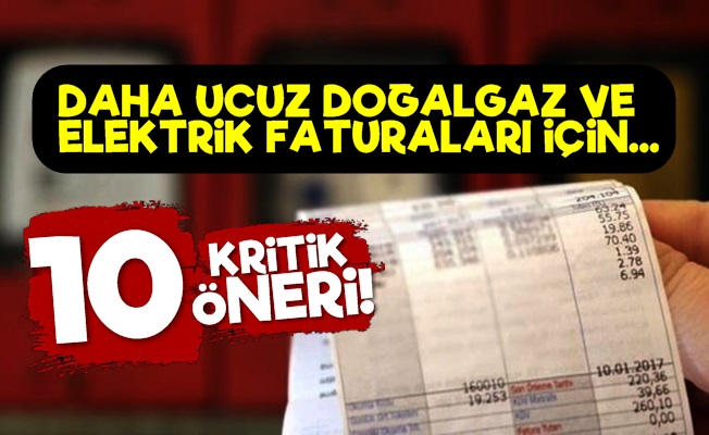 Faturalar İçin 10 Kritik Öneri!