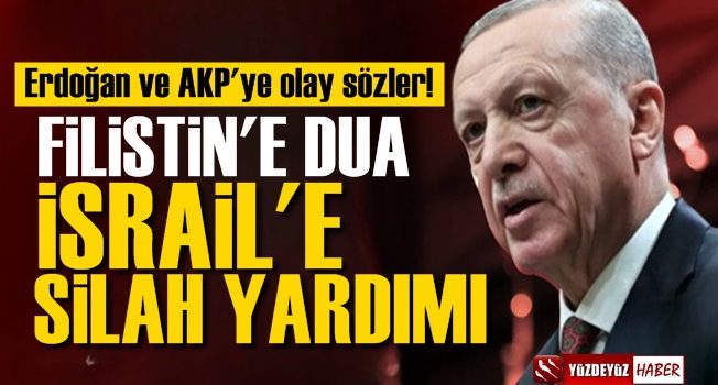 Filistin'e dua İsrail'e ise silah malzemesi yardımı yapıyorlar