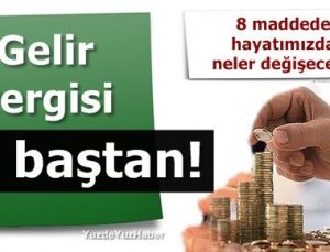 GELİR VERGİSİ SİL BAŞTAN!