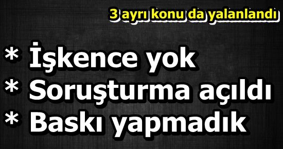 GENELKURMAY YALANLADI…