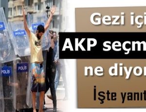 GEZİ İÇİN AKP SEÇMENİ NE DÜŞÜNÜYOR?